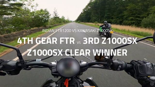 Indian FTR 1200 Vs Kawasaki Z1000sx | Roll On Performance TorqueFest!