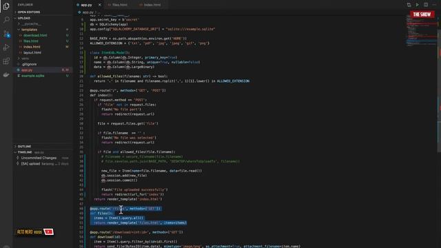 Python Flask Tutorial For Absolute Beginners | How To Save And Download Files From A Database | 202 смотреть онлайн