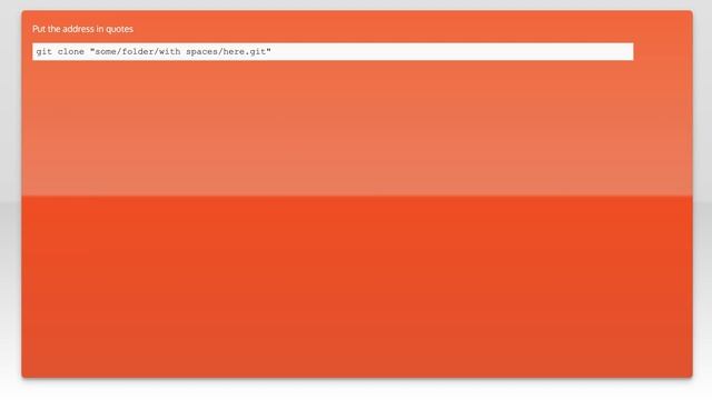 Git Windows: Cannot clone/checkout repository paths with spaces смотреть онлайн