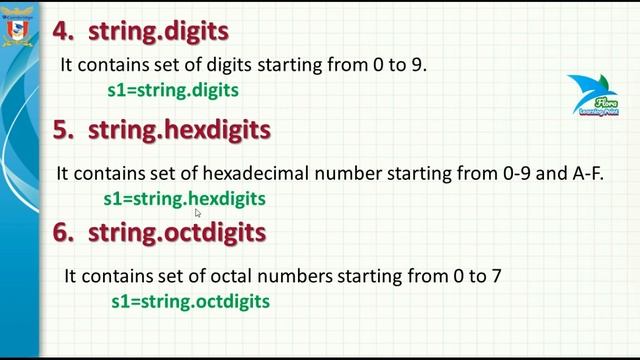 Unit 2 II Chapter 8 II Working with Strings in Python II Part 5 || String Constants смотреть онлайн