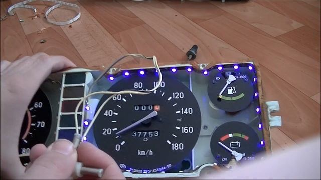 Тюнинг приборной панели, подсветка приборов ваз 2107 смотреть онлайн