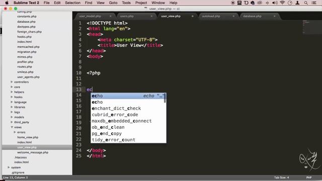CodeIgniter PHP MVC Tutorial for Beginners | Transferring data to views | #10 смотреть онлайн