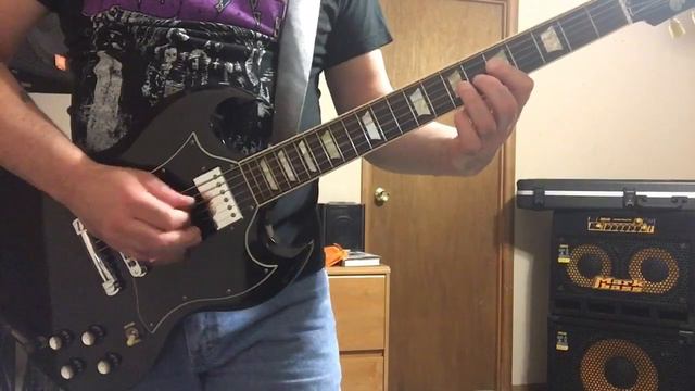 Black Sabbath Killing Yourself To Live guitar cover смотреть онлайн