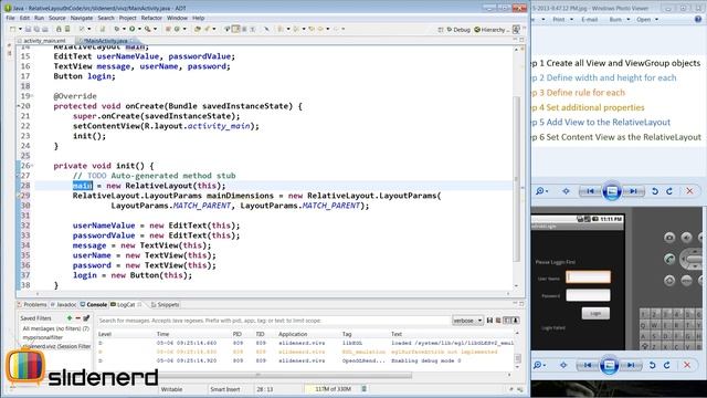 58 Relative Layout Using Java Part 1 | смотреть онлайн