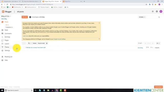 Cách tạo blog miễn phí trên những nền tảng: Wordpress, Blogger, Medium, Wix - Kiemtiencenter смотреть онлайн