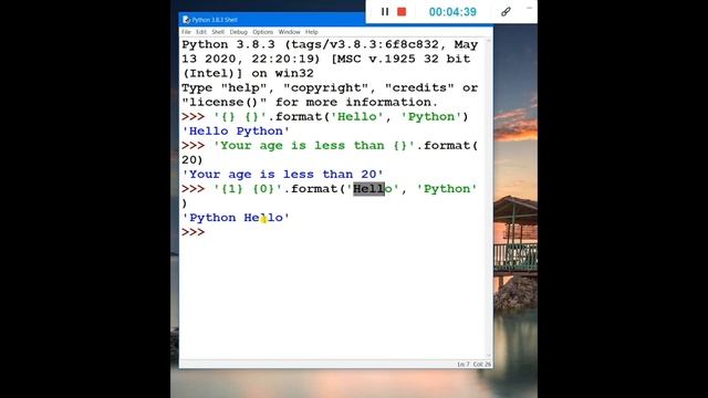 Python Tutorial Beginners - String Formatting смотреть онлайн