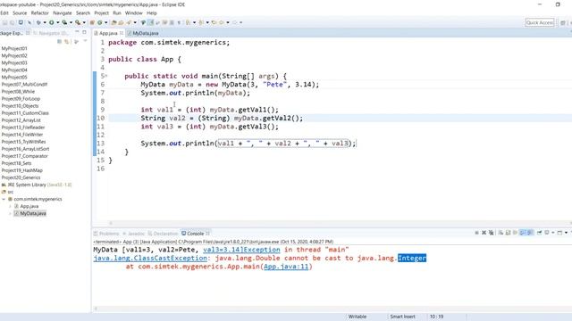 020 - Java Programming: Generic Classes смотреть онлайн
