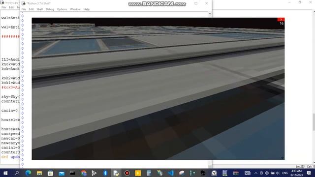 Car city game in python -Ursina- смотреть онлайн