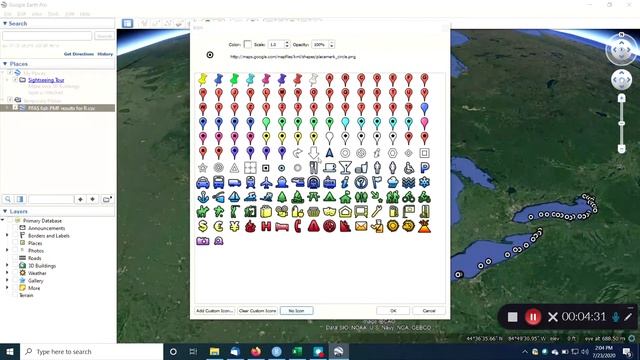 How to color code data points in Google Earth Pro смотреть онлайн