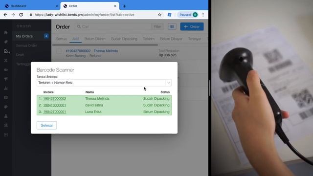 Scan Barcode / QR Code untuk Manajemen Order - Berdu.id смотреть онлайн