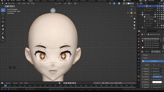 BLENDER 3.2 anime rigging using AUTORIG-pro (Real time) смотреть онлайн