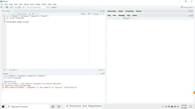 R Graphics : Bar Chart Part-1 Explained in Hindi l R Tutorial for Beginners смотреть онлайн