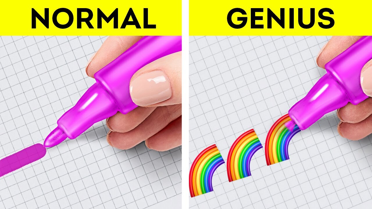 EASY DRAWING IDEAS AND COOL PAINTING TECHNIQUES FOR BEGINNERS смотреть онлайн
