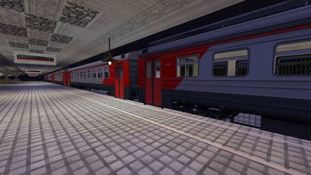 ЭД9М с сообщением Кольная - Сибовск - 1 прибывает на 1 путь / AD Project v1 [2K 60FPS] смотреть онлайн