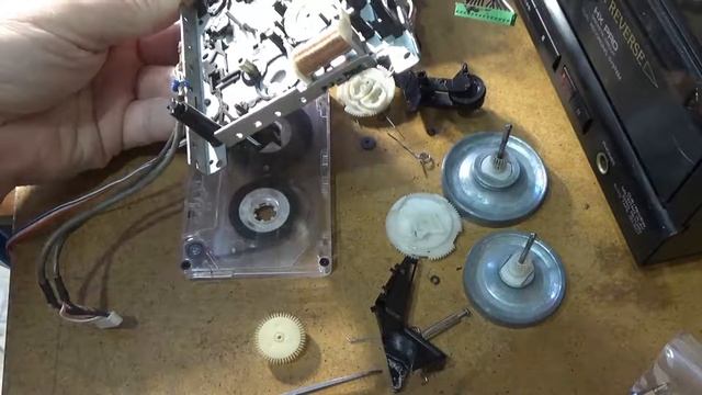 Ремонт ЛПМ AIWA AD-WX929 part3 смотреть онлайн