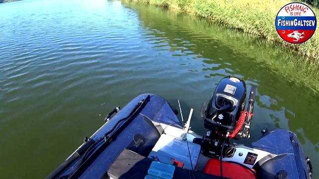Окунь на МДЖ с лодки или выход щуки FishinGaltsev смотреть онлайн