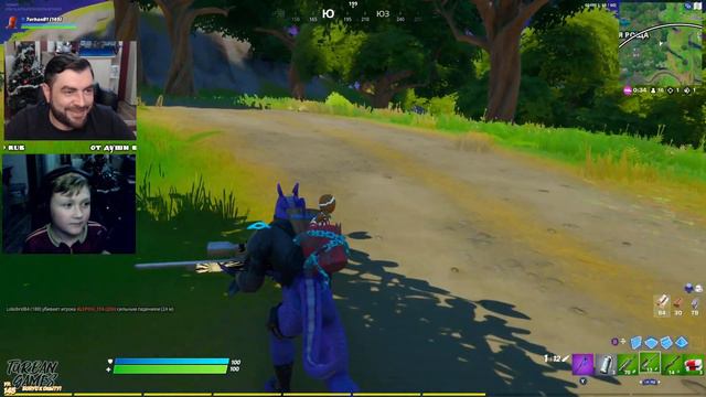 Отец против сына в Fortnite (Фортнайт)! смотреть онлайн