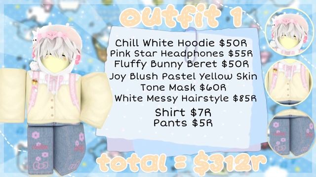☆5 Soft Kawaii Aesthetic Roblox Outfits for Boys! *WITH LINKS* |xCandyc0rex☆ смотреть онлайн