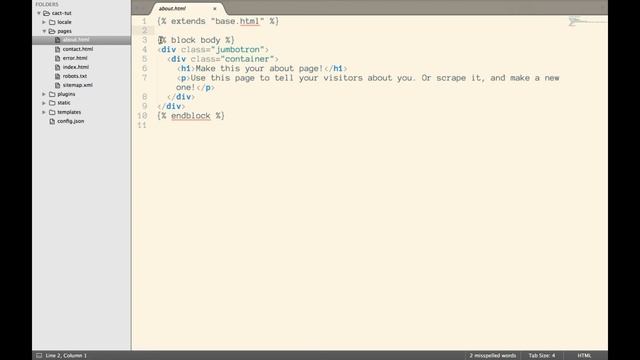 Making static websites with Python and Cactus смотреть онлайн