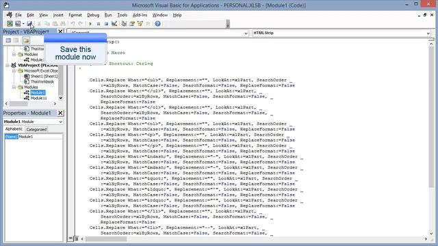 FreedCamp- Using a Macro to remove HTML from XLS смотреть онлайн