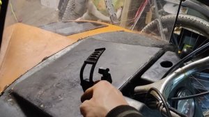 Установка крепления для ружья Rival на Буран