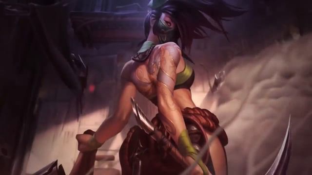 Akali Login Screen Animation Theme Intro Music Song【1 HOUR】