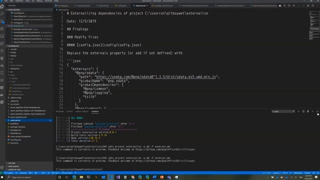 Office 365 CLI command to suggest an external configuration смотреть онлайн
