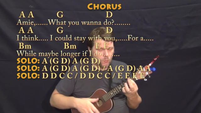 Amie (Pure Prairie League) Ukulele Cover Lesson in A with Chords/Lyrics смотреть онлайн