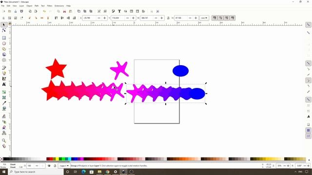 How to Use the Interpolate Extension in Inkscape смотреть онлайн