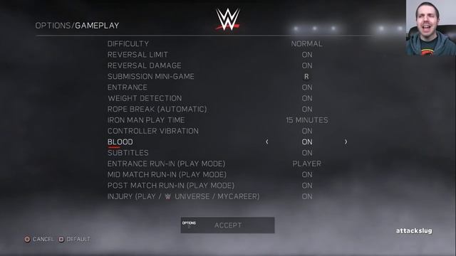 WWE 2K17: Enable/Disable Blood (Tutorial) смотреть онлайн