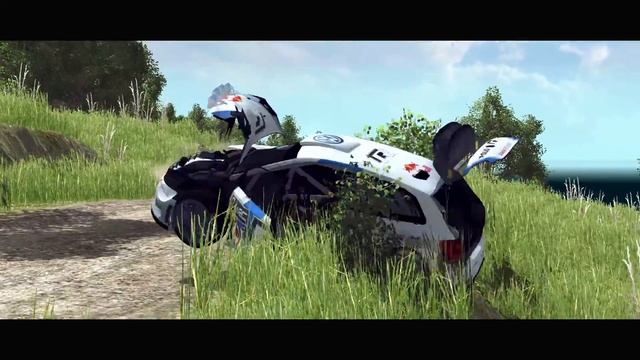 BeamNG Drive - VW Polo R WRX Crash Testing! смотреть онлайн
