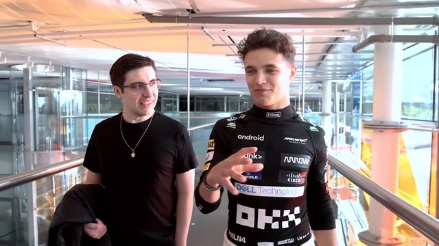 Behind the Scenes at McLaren ML60 with shroud and Lando Norris смотреть онлайн
