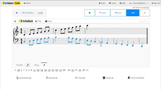 Music on Trinket 1 Notes смотреть онлайн