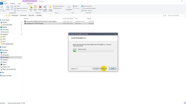 Instalación Oracle VirtualBox 6.1.4 + Extension Pack en Windows 10 64bits смотреть онлайн