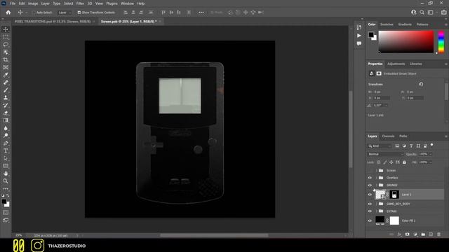 Apply texture to an object | Photoshop mockup tutorial | ThaZero смотреть онлайн
