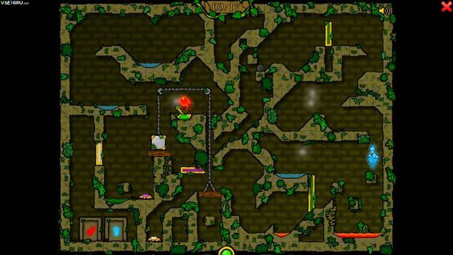 Fireboy & Watergirl in the Forest Temple | Огонь и Вода: Лесной Храм смотреть онлайн