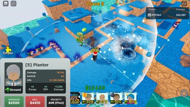 Planter 6 Star Showcase | All Star Tower Defense! смотреть онлайн