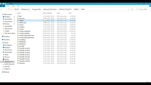 Move User Database (.mdf and .ldf files) to another drive in SQL Server || Ms SQL смотреть онлайн