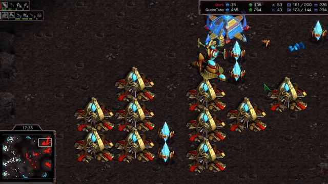 Queen 🇰🇷 (Z) v Stork 🇰🇷 (P) on Cross Game - StarCraft - Brood War REMASTERED смотреть онлайн