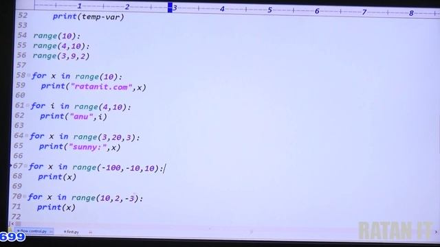 Python Tutorials | Iteration Statements || Part - 3 || By Ratan Sir смотреть онлайн