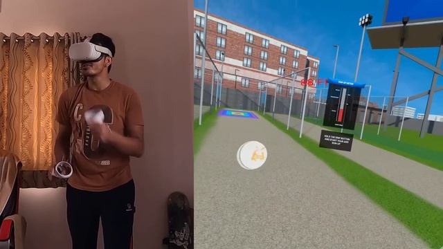 You can Bowl like Bumrah, Malinga, Akhtar Virtual Reality IB CRICKET Bowling meta Quest 2 Gameplay смотреть онлайн
