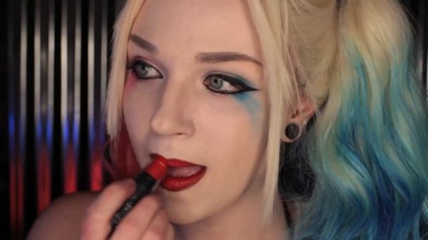 Harley Quinn Makeup Tutorial from the new Suicide Squad movie & Joker Fan Art