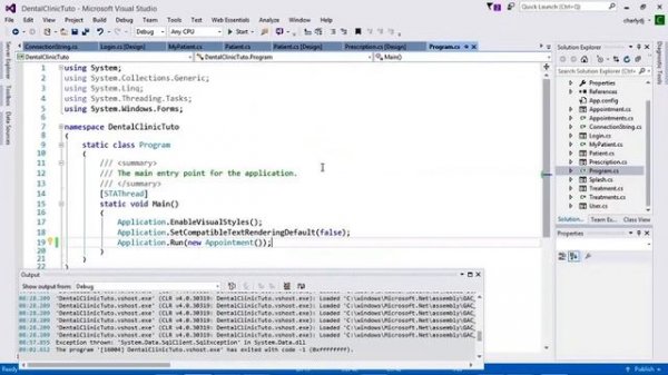 Dental Clinic Management Using C#