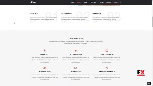 Sheel - Creative Agency and Business Landing Page WordPress Theme смотреть онлайн