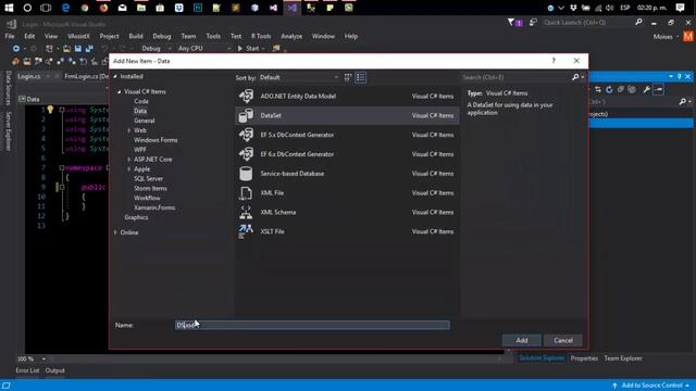 How to connect Database to C# SQL Server VisualStudio 2017 - Conexion de base de datos смотреть онлайн