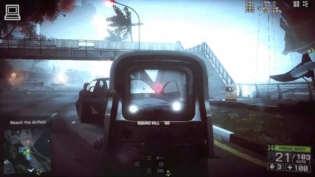 Battlefield 4 Gameplay NVIDIA Quadro 1000M смотреть онлайн