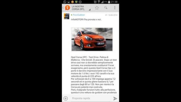 OPC CLUB ITALIA WWW.OPCCLUB.IT - Guida accesso Forum