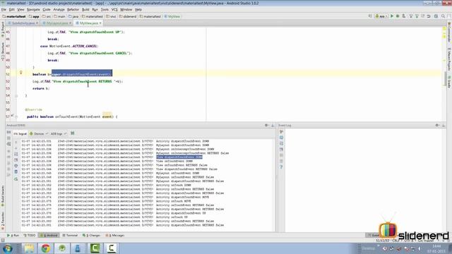 Android onTouchEvent Example Part 1 Android Tutorials HD смотреть онлайн