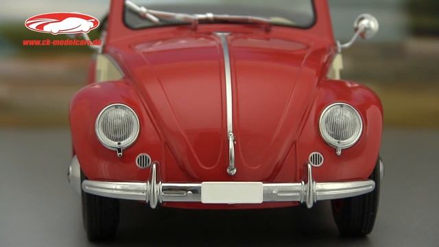 ck-modelcars-video: Volkswagen VW 1200 Hebmüller Cabriolet Baujahr 1949 rot/creme KK-Scale смотреть онлайн