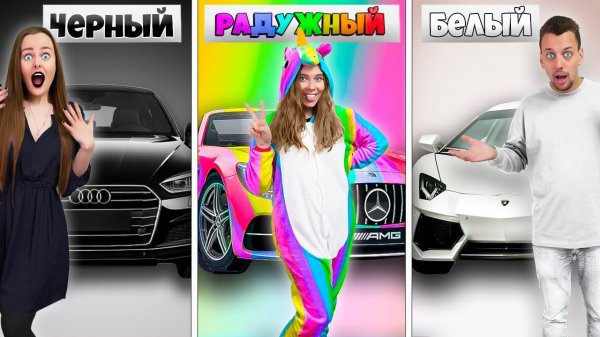 ПОКУПАЕМ ВСЕ ОДНОГО ЦВЕТА 24 ЧАСА - Цветной ЧЕЛЛЕНДЖ 3 !